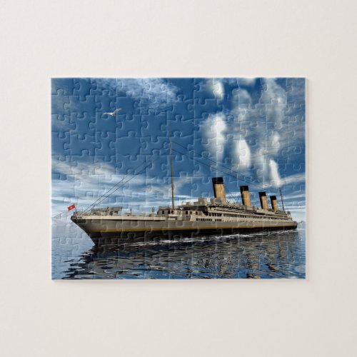 Titanic ship _ 3D renderj Jigsaw Puzzle