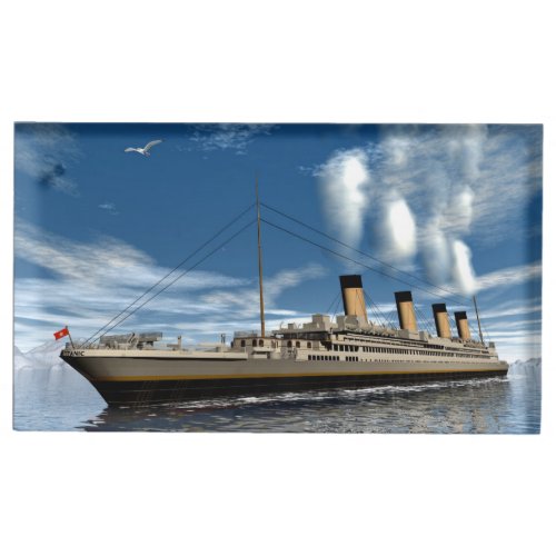 Titanic ship _ 3D renderj Table Number Holder