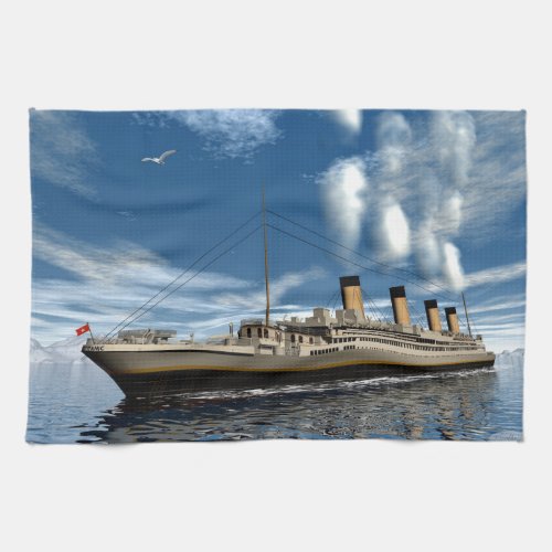 Titanic ship _ 3D render Towel