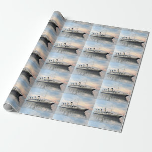 Titanic ship - 3D render Wrapping Paper