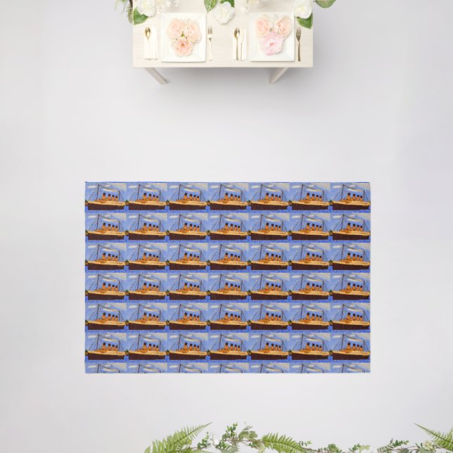 Titanic Ship Kid's Area Rug  (Insitu (Wedding))