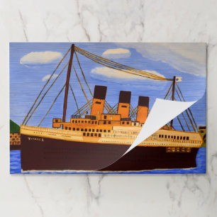 Titanic Ship Paper Pad 
