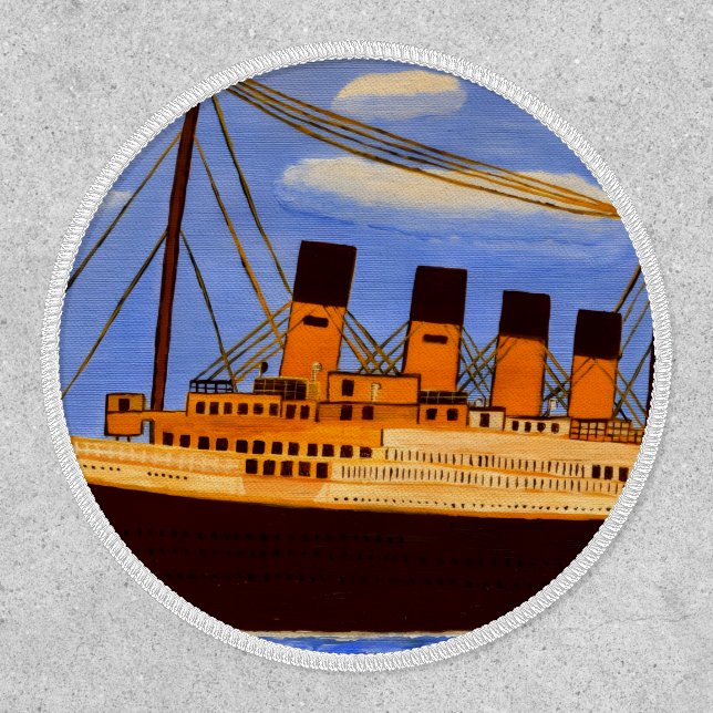 Titanic ship patch  (Front)