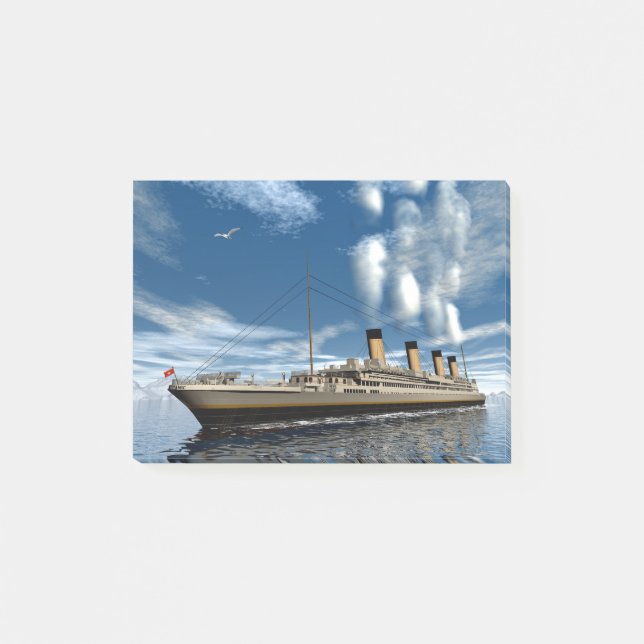 Titanic ship post-it notes (Front)