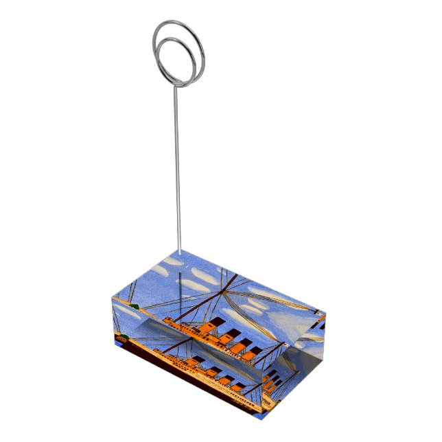 Titanic Ship Table Card Holder (Corner)