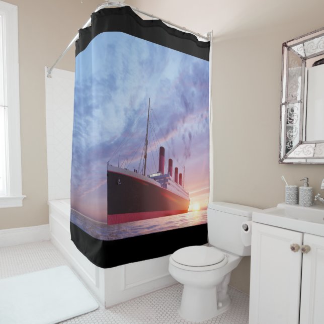 Titanic Shower Curtain (In Situ)