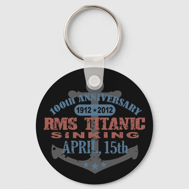 Titanic Sinking 100 Year Anniversary Keychain (Front)