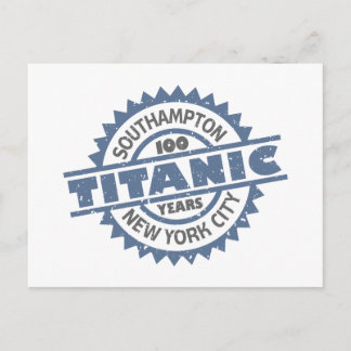 Titanic Sinking 100 Year Anniversary Postcard