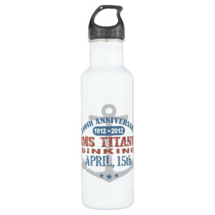 Titanic Sinking 100 Year Anniversary Water Bottle