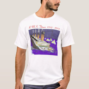 Titanic sinking t-shirt