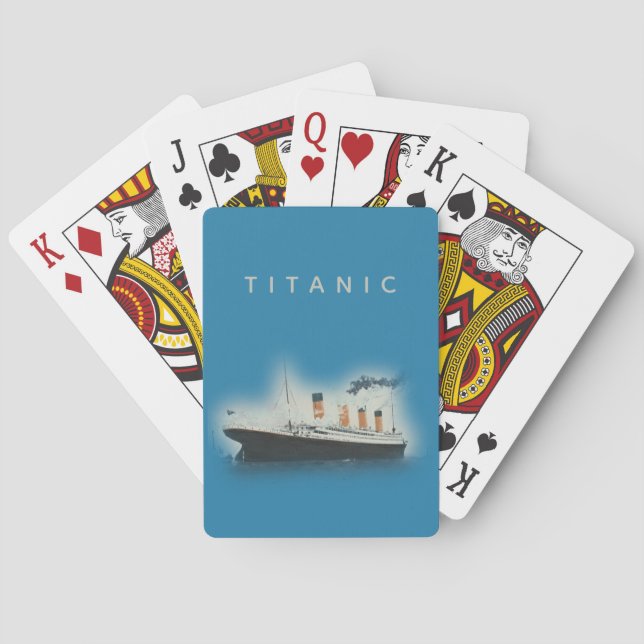 Titanic Steamship Poker Cards (Back)