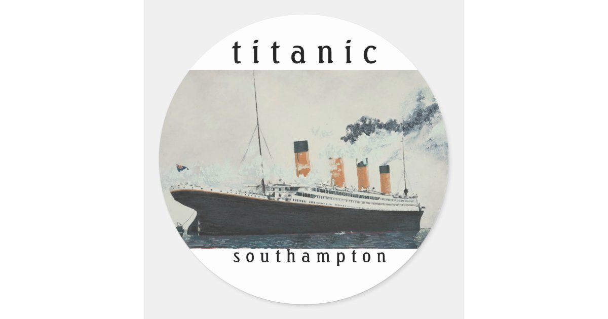 TITANIC Sticker | Zazzle