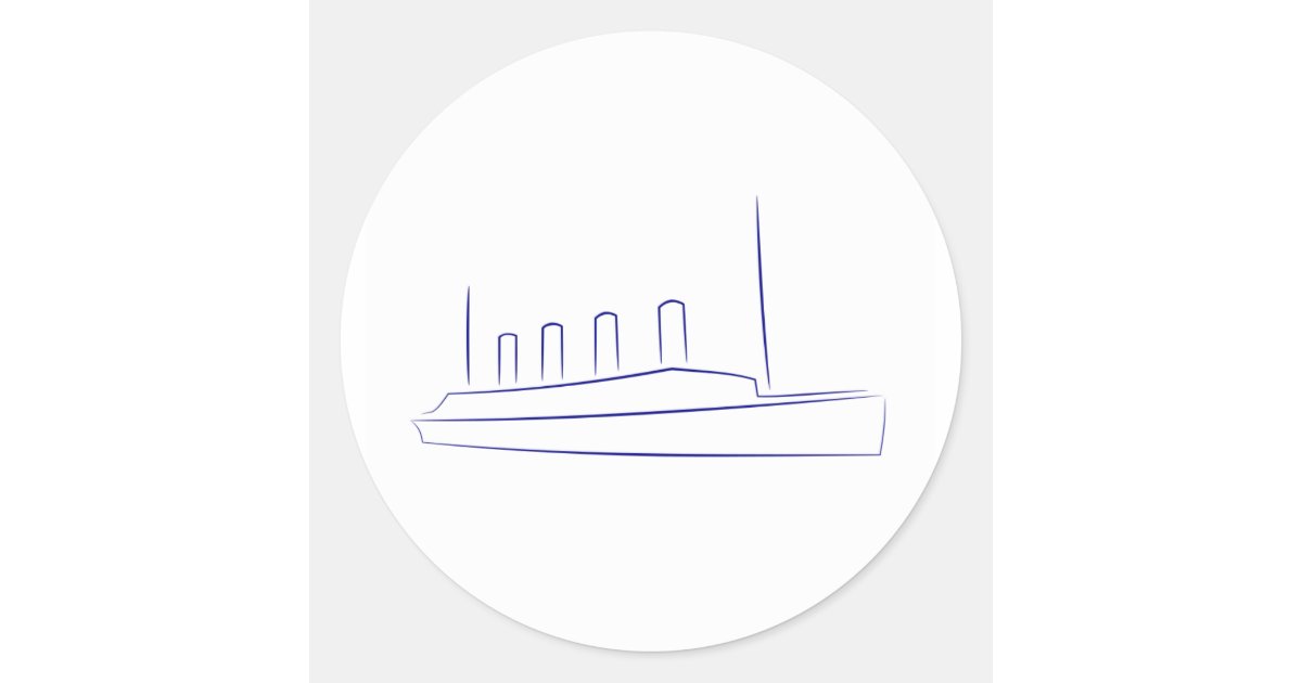 Titanic stickers | Zazzle