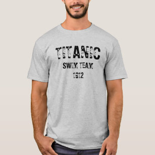 Titanic Swim Team 1912 T-Shirts & T-Shirt Designs | Zazzle