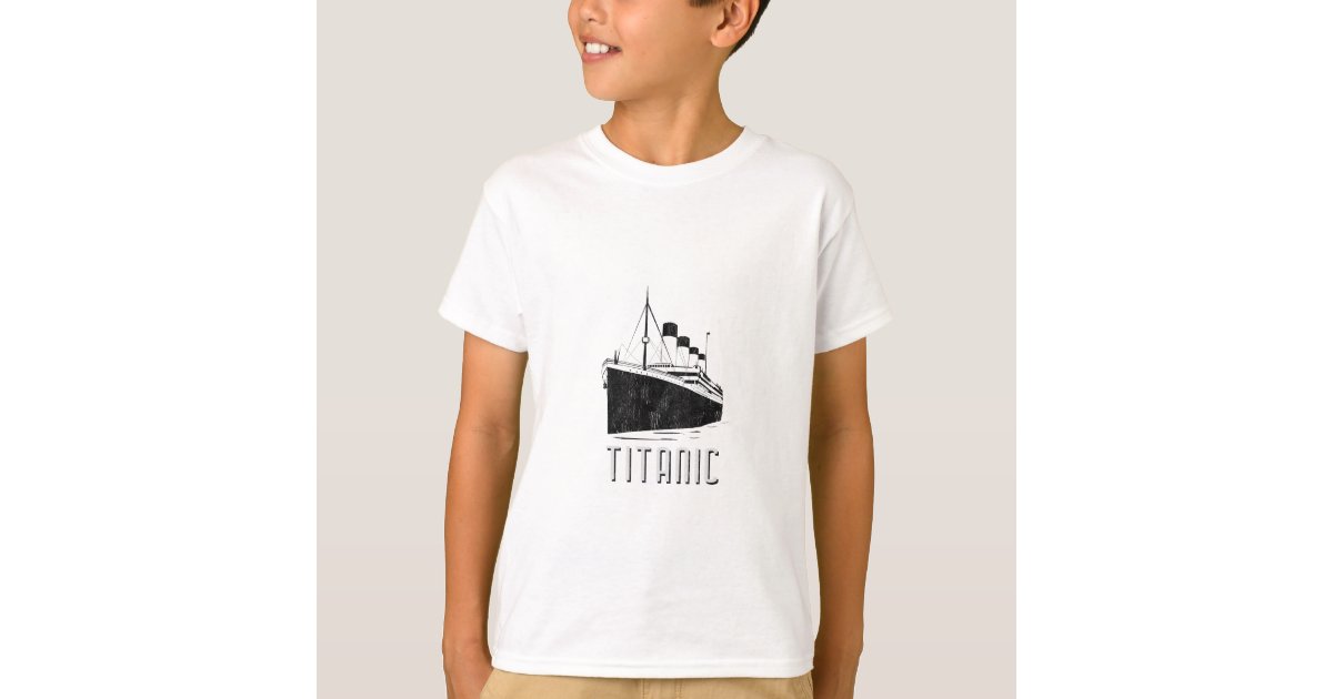 "Titanic Navire" Pour Enfant/Kid's T-shirts en coton TS018380