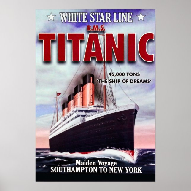 TITANIC ... the Ship of Dreams Poster (Front)