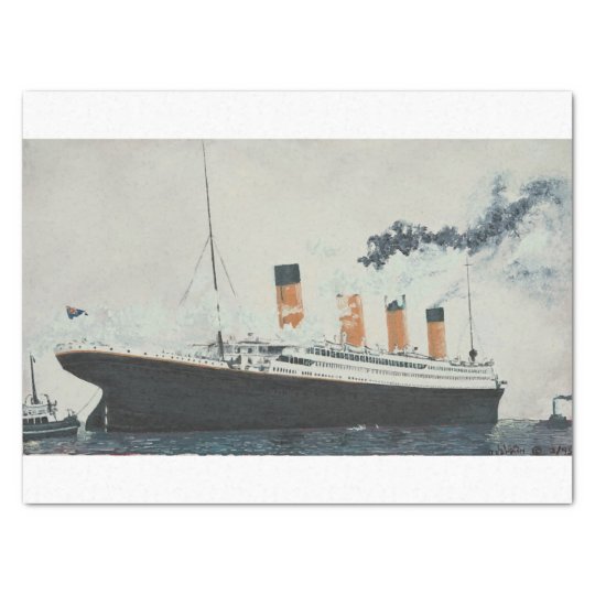 TITANIC TISSUE PAPER | Zazzle.com