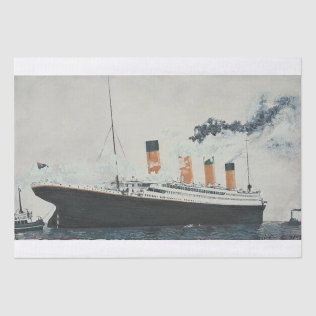 TITANIC TISSUE PAPER (Front)