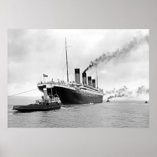 Titanic Tugs Out Poster
