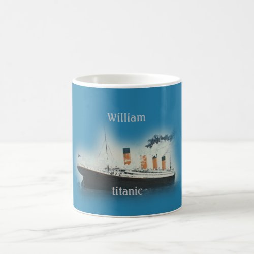 Titanic Vintage Maritime White Star Line Ship Coffee Mug