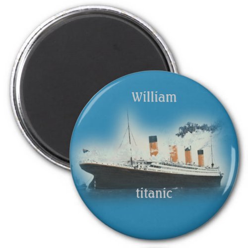 Titanic Vintage Maritime White Star Line Ship Magnet