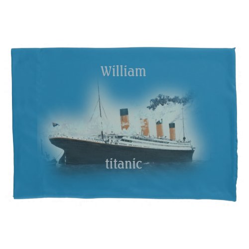 Titanic Vintage Maritime White Star Line Ship Pillow Case