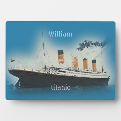 Titanic Vintage Maritime White Star Line Ship Plaque