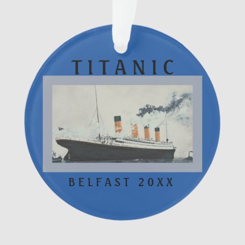 TITANIC Vintage Ornament