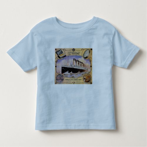 Titanic Vintage Soap Ad Toddler Ringer T Toddler T_shirt
