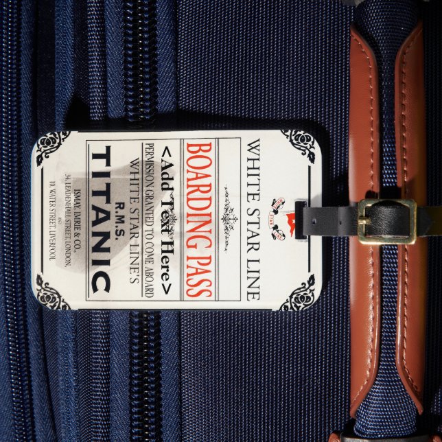 White Star Line Luggage Tag