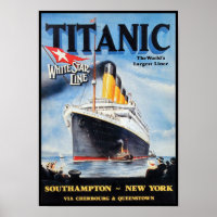 Titanic White Star Line - World's Largest Liner