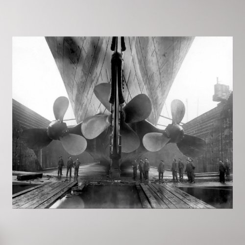 Titanics propellers poster