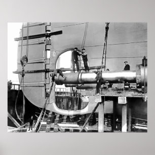 Titanic's Propellor Shafts Poster