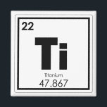 Titanium chemical element symbol chemistry formula magnet<br><div class="desc">Titanium chemical element symbol chemistry formula geek science atom</div>