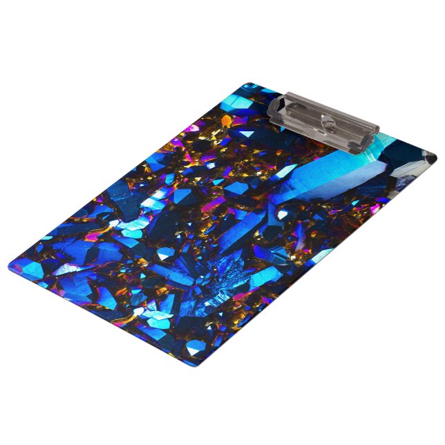 Titanium Cobalt Blue Quartz Clipboard (Angled)