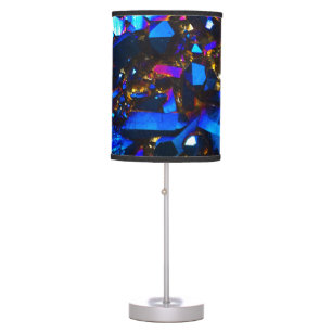 Titanium Cobalt Blue Quartz Table Lamp