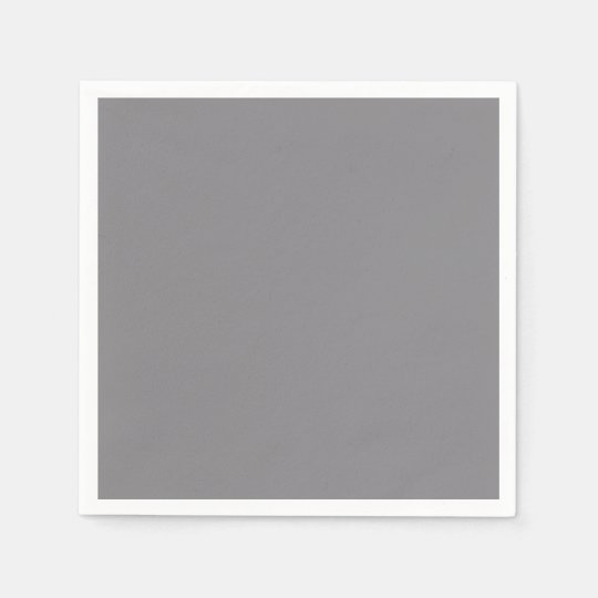Anium Gray Grey Color Trend Background Paper Napkin Zazzle