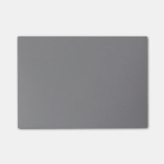Titanium Gray Grey Color Trend Background Post-it Notes