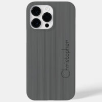 Titanium Gray Silver Stainless Steel Print