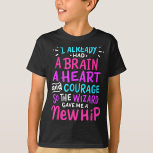 Titanium Hip Replacement Surgery Humor Funny New H T-Shirt