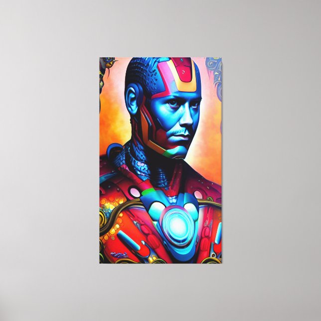 Titanium Man Micheal Sparks Canvas Print (Front)
