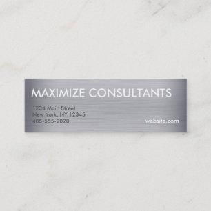 Titanium metal texture mini cards