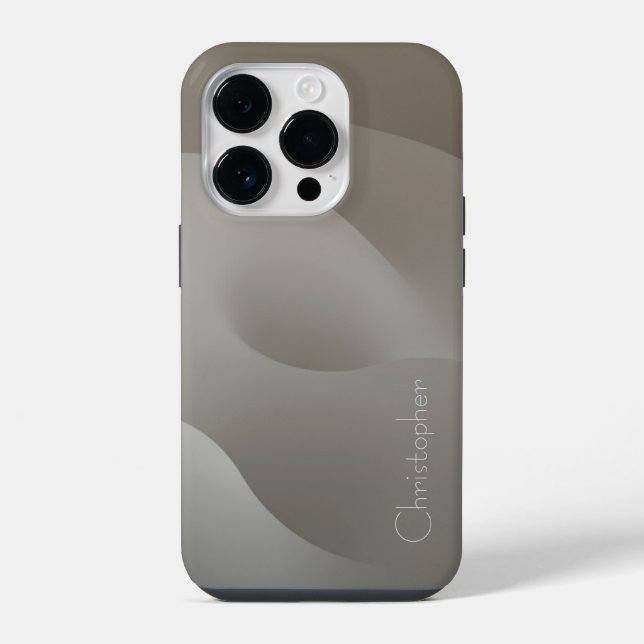 Titanium nature color iphone case (Back)