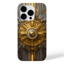 Titanium Silver and Gold Stainless Steel Print