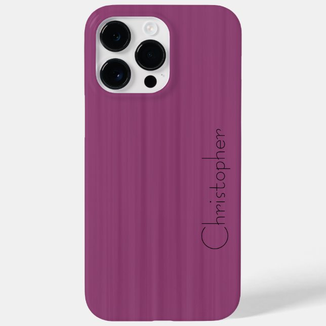 Titanium 🩷 Silver Stainless Steel Print Case-Mate iPhone Case (Back)