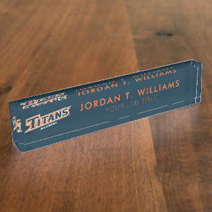 Titans Alumni Desk Name Plate