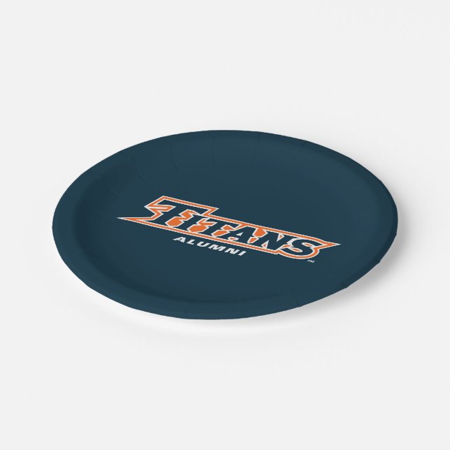 Titans Alumni Paper Plates (Angled)