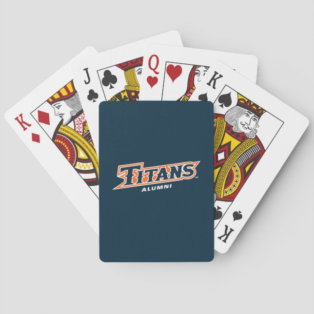 Titans Alumni Poker Cards (Back)