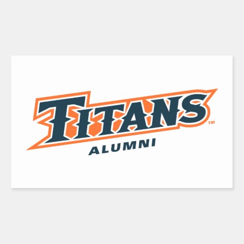 Titans Alumni Rectangular Sticker