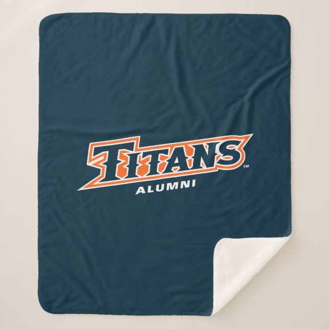 Titans Alumni Sherpa Blanket (Front)
